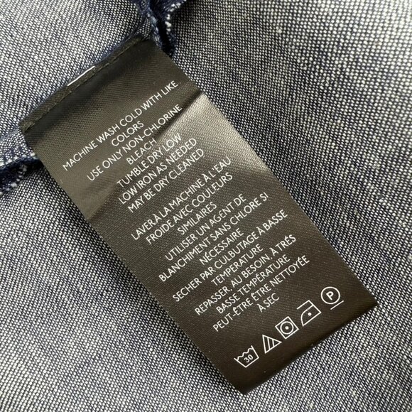 Free People Denim Dreams Sleeveless Midi Dress Medium Blue Wash Sz M - Picture 14 of 14